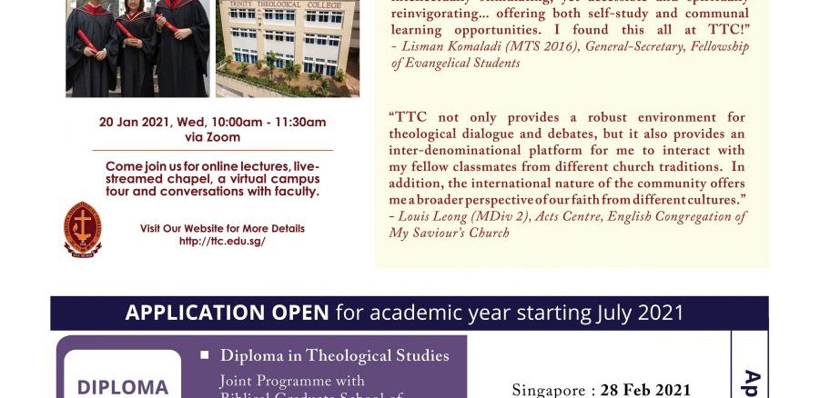 Trinity Theological College Open House 21