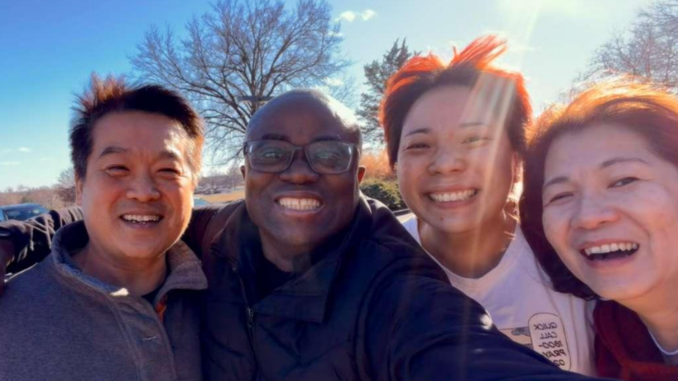 Learning journey with Preacher Lee Kim (Yishun Christian Church [Lutheran]) and Willy (Lutheran Church of Our Redeemer). 学习同伴: 丽金传道 (义顺基督教堂) 与威利 (信义会救赎堂)